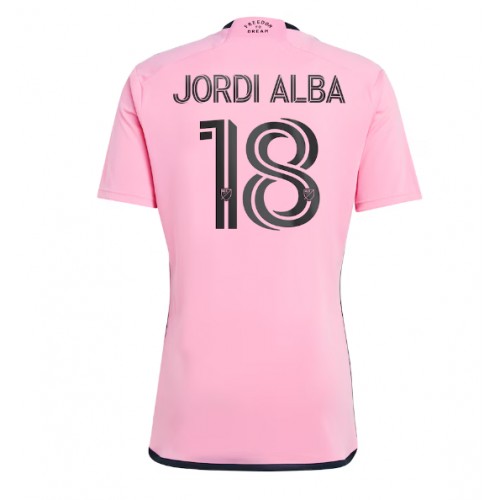 Dres Inter Miami Jordi Alba #18 Domaci 2024-25 Kratak Rukav